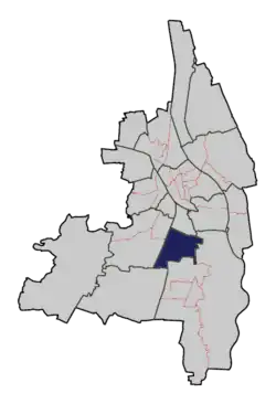 Lage des Planungsraums Universitätsviertel in Augsburg