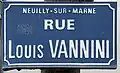 Rue Louis-Vannini in Neuilly-sur-Marne.