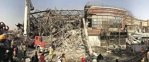 Blick auf den „Ground Zero“ des Einkaufszentrums