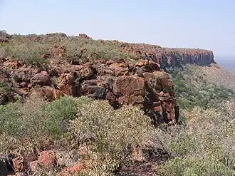 Rand des Waterberg-Plateaus
