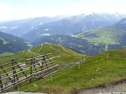 Ansicht von der Königsleitenspitze