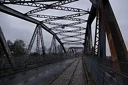 Die Brücke von Margarethenhof aus