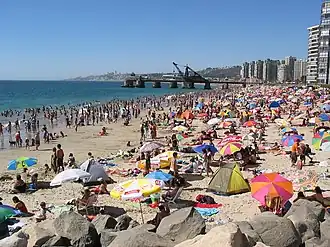 Strand von Viña del Mar