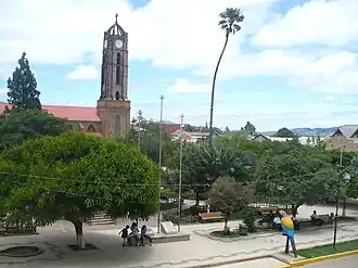 Plaza Principal in Vallegrande