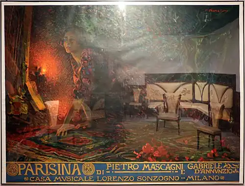 Poster zu Parisina 1913