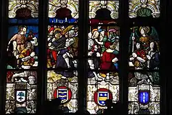 Passionsszenen und Stifter (unten)