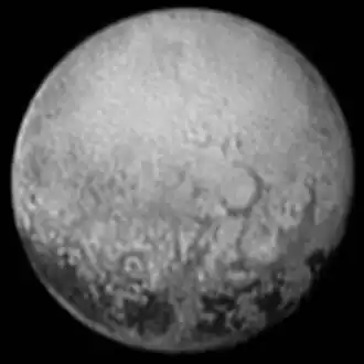 Die charonnahe Seite von Pluto