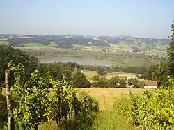 Der Stausee Ledavsko jezero