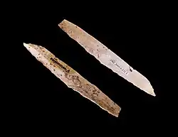 Mikrolithe aus dem Aurignacien