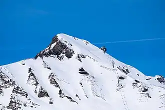 Blick auf den Pointe des Mossettes.