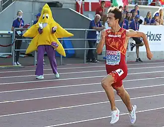 Pol Oriach bei den U20-Europameisterschaften 2021 in Tallinn