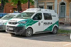 Peugeot Expert Doppelkabine der Polizei Litauens