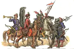 Polnische Soldaten zwischen 1588–1632