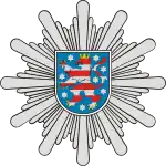 Polizeistern der Thüringer Polizei