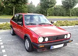 VW Polo GT G40 (1988; Grünkeil nicht original)