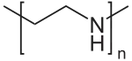 Strukturformel von unverzweigtem Polyethylenimin