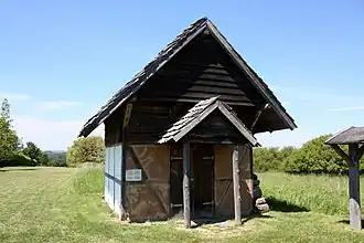 Nachbildung eines keltischen Wohngebäudes