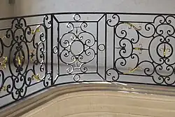 Schmiedeeisernes Geländer