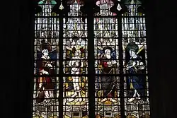 Heiliger Maturinus, heiliger Sebastian, Apostel Jakobus und Johannes der Täufer