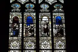 Madonna mit Kind, Christus erscheint den Aposteln