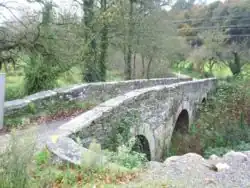 Brücke Ponte da Aspera am Jakobsweg kurz hinter Sarria