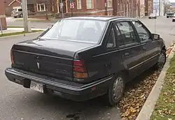 Heckansicht Stufenheck