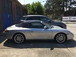Seitenansicht eines 996 Cabriolet