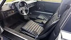 Porsche 914 Interieur (nicht serienmäßiges Momo-Lenkrad)