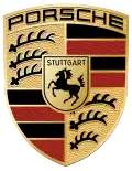 Das klassische Wappen der Marke Porsche