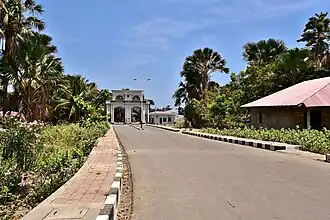 Eingang zur Marinebasis