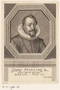 Georg Pfintzing (1568–1631), Ratsherr