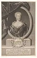 Porträt von Johanna Sophia von Gladebeck (1673–1728)