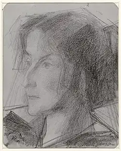 Jan Toorop: Portret van Miek Janssen