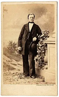 Willem de Sitter (1820–1889), Bürgermeister von Groningen, zwischen 1864 und 1866