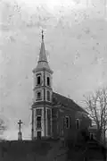 Römisch-katholische Kirche Szentlélek, um 1910