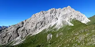 Nordseite der Porze, rechts die Porzescharte