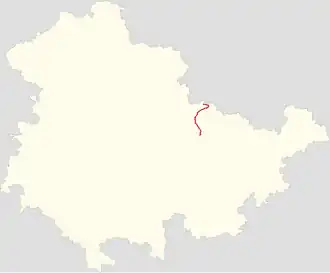 Bilddatei, aus der der Verlauf der Route hervorgeht