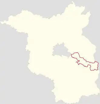 Bilddatei, aus der der Verlauf der Route hervorgeht