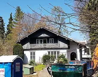 Mittlerweile abgerissenes Haus Possenhofener Straße 28