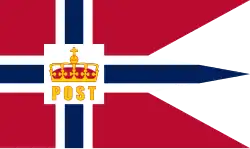 Postflagge Norwegens