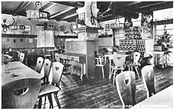 Der Gastraum 1932