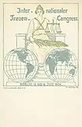 Postkarte vom ICW-Kongress 1904 in Berlin