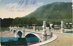 Reichsstraßenbrücke über die Save bei Krainburg