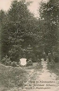 Verein zur Hebung des Fremdenverkehrs an der Donnereiche Magdeburgerforth.