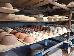 Töpferei, Trockenraum