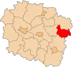 Lage in der Woiwodschaft