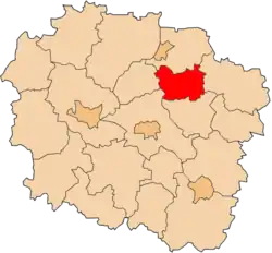 Lage in der Woiwodschaft