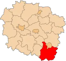 Lage in der Woiwodschaft