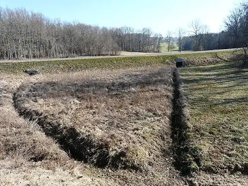 Ausgetrockneter Pré Pinson oberhalb der D&nbsp;939