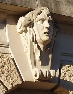 Detail des Krematoriums